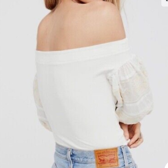 Free People Rock With It Off-The-Shoulder Top Size XS - Picture 4 of 13
